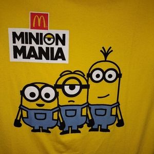McDonald's Minion mania shirt .
